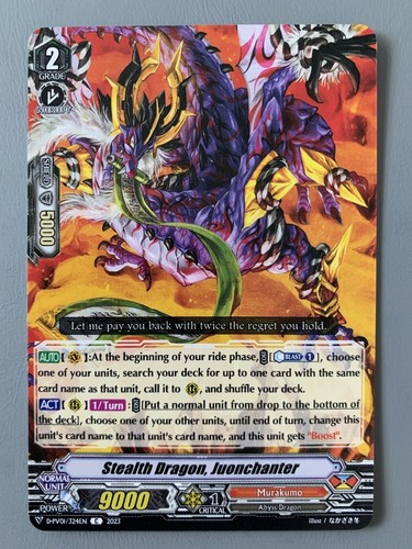 CARDFIGHT VANGUARD STEALTH DRAGON JUONCHANTER (MURAKUMO