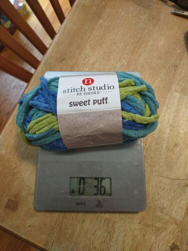 Stitch Studio by Nicole Sweet Puff 44yds Each - Blue Coconut