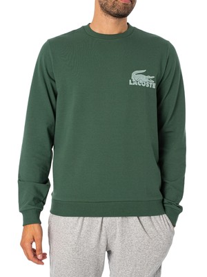

Мужская толстовка с логотипом Lacoste Lounge, зеленая, Зеленый