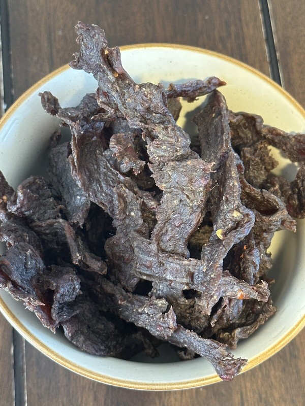 Beef Jerky  homemade jerky 100g salted 100% Protein 0g