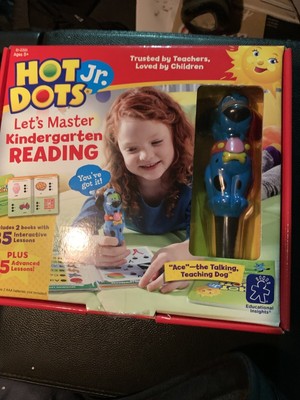 Hot Dots Jr. ACE the Talking Teaching Doggy Dog Blue Pen
