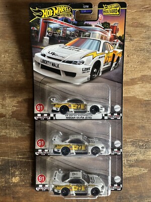 Hot Wheels Premium Boulevard #91 LB Super Silhouette Nissan Silvia S15 New 3pcs