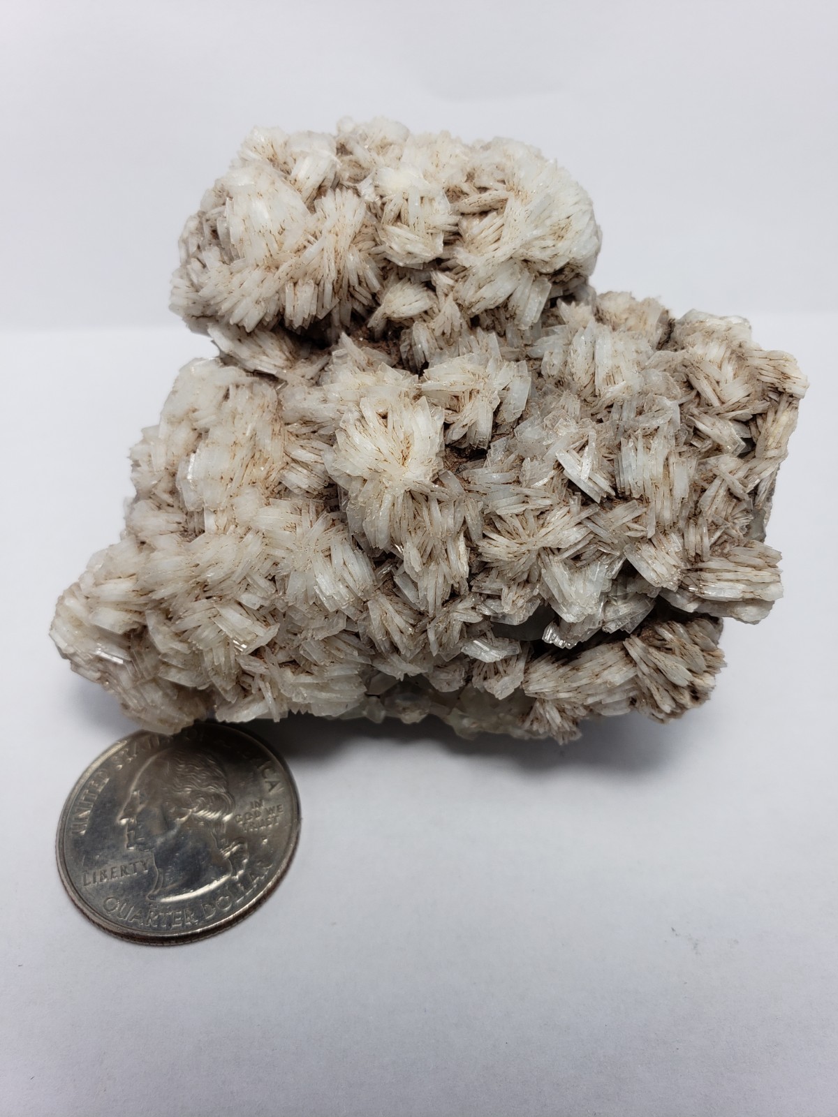 288g NEW Find Green Fluorite/Barite Crystal Mineral Specimen Ontario,Canada