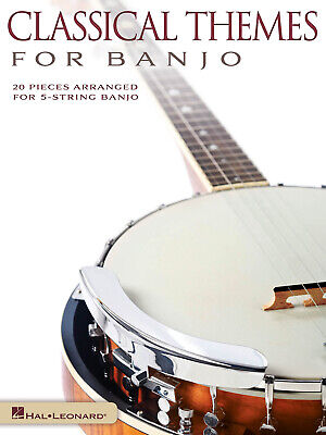Classical Themes for Banjo 20 Pieces for 5-String Tab Hal Leonard Music Book