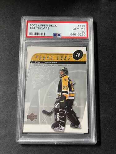 2002 Upper Deck Young Gun #429 Tim Thomas RC PSA 10 | eBay 2002 Upper Deck Young Gun #429 Tim Thomas RC PSA 10 | eBay