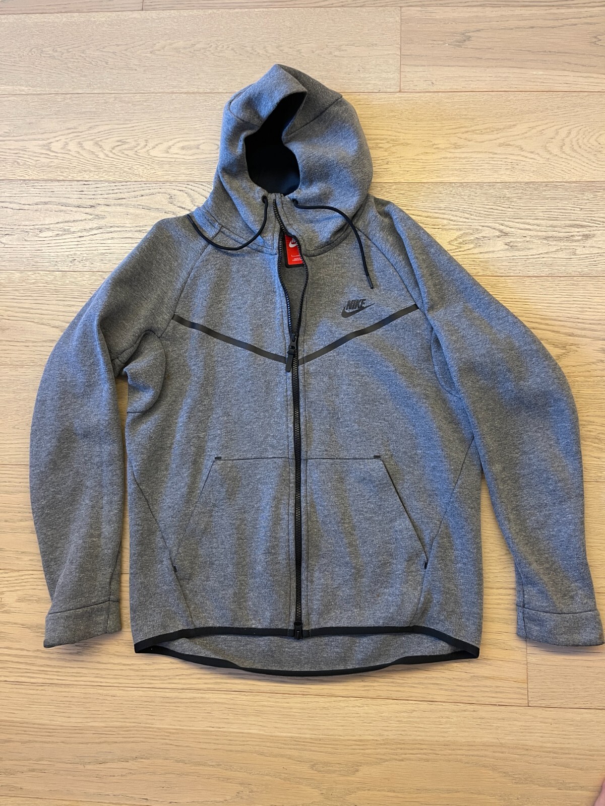 nike grey tracksuit tech fleece