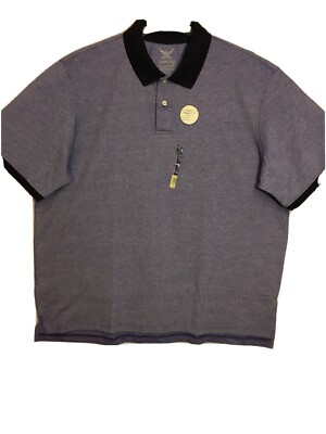 CLASSIC PIQUE POLO Faded Glory Men s Short Sleeve Shirt Sz 2XL Blue