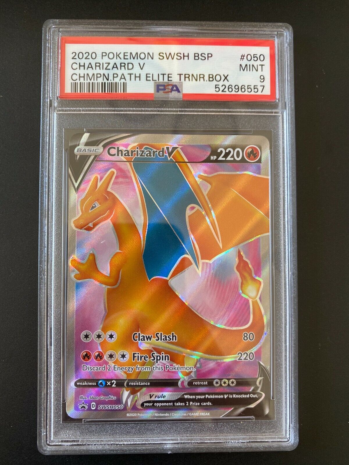 2020 Pokemon Champion Path ETB Promo Card Charizard V SWSH 2020 Pokemon Champion Path ETB Promo Card Charizard V SWSH