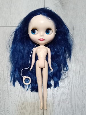 2006 HASBRO TOMY CWC BLYTHE DOLL BLUE HAIR w/PULL STRING COLOR CHANGING EYES