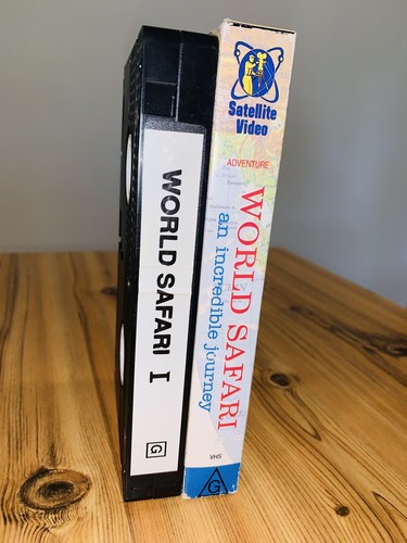 World Safari An Incredible Journey Alby Mangels VHS Tape