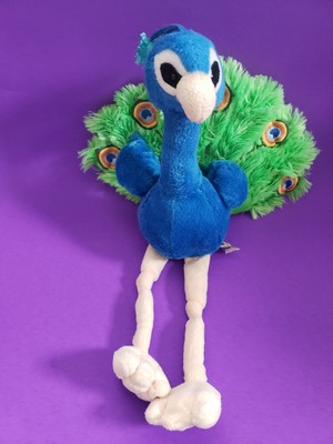 Ganz 17 inch Plush Peacock Fresh Feathers H10203