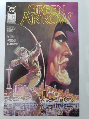 GREEN ARROW #1 (1988) DC COMICS MIKE GRELL! ED HANNIGAN! BLACK CANARY 1ST PRINT
