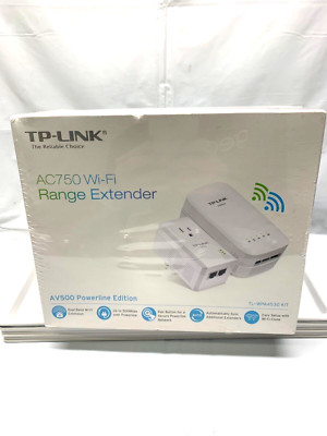 TP-LINK AV500 Powerline Edition AC750 Wi-Fi Starter Extender TL-WPA4530 KIT*New