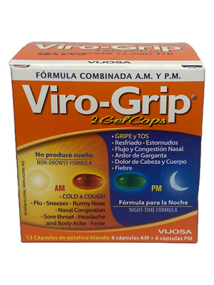 Viro-Grip AM/PM - 12 Gel Caps