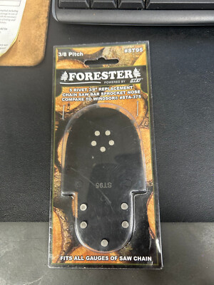 ST-95 FORESTER BAR SPROCKET NOSE COMPARE TO STA-375 3/8 5 RIVET CHAINSAW 