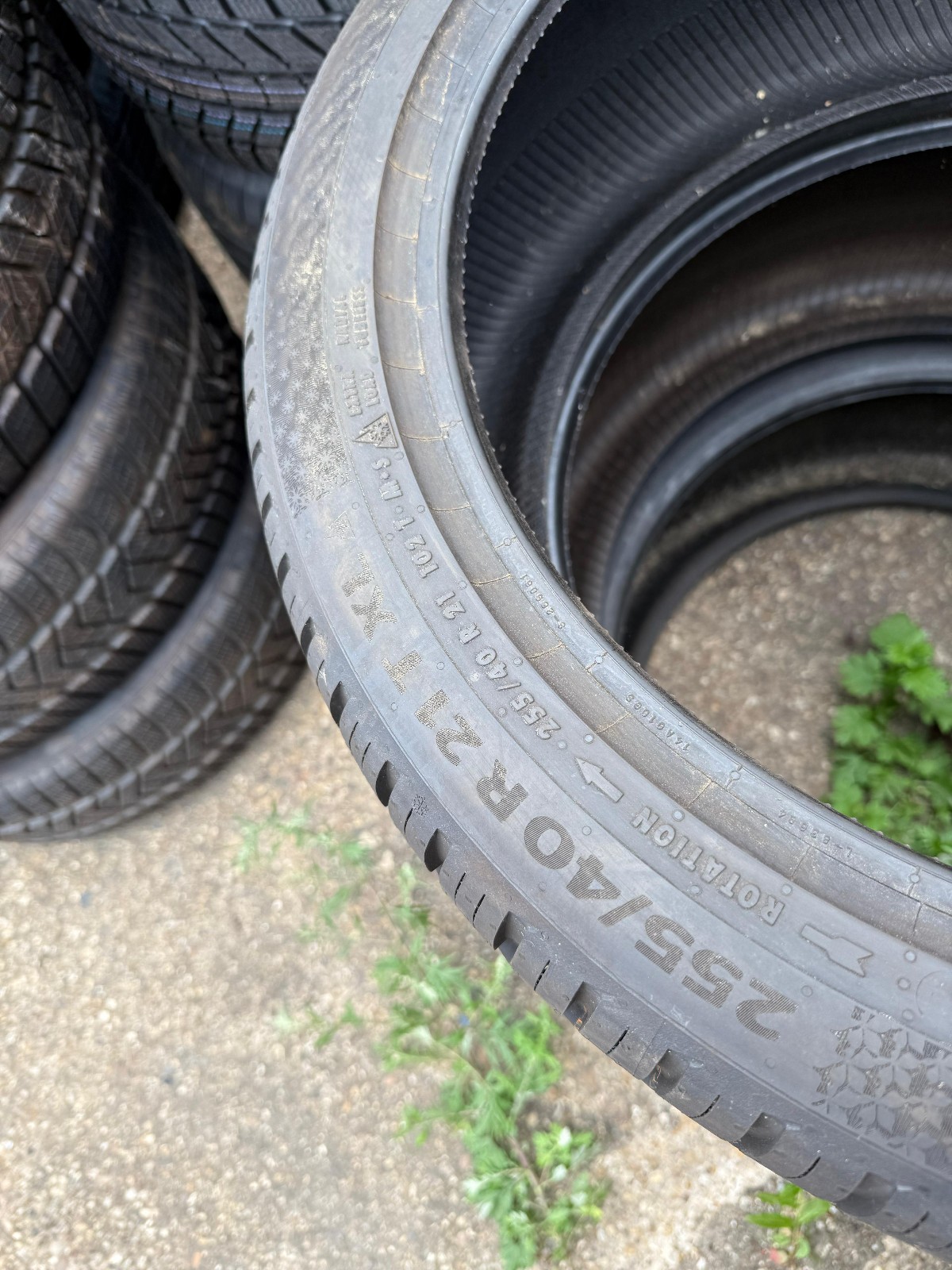 New 255 40 21 Continental, All Season XL EV 102T x1 Single Tyre (F1_tyres) YD130