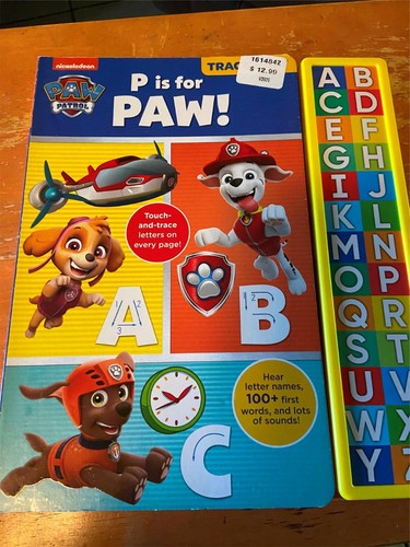 ABC Paw Patrol P is for Paw 26-Button Sound Book PI Kids Nickelodeon Trace & Say | eBay ABC Paw Patrol P is for Paw 26-Button Sound Book PI Kids Nickelodeon Trace & Say | eBay