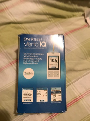 NIB One Touch Verio IQ Blood Glucose Monitoring System