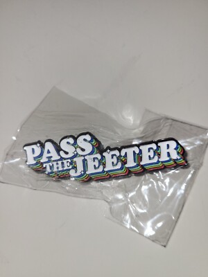 Rare Pass The JEETER Lanyard Pin + Hat Pin + Lapel Pin New..