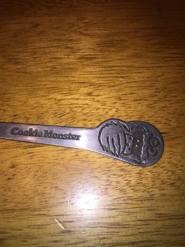 Vintage Muppets Cookie Monster Spoon by Demand Muppets Inc Stainless Korea