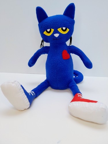 Pete the Cat Plush 9 Inch Blue 2010 Merrymakers Stuffed Animal Toy