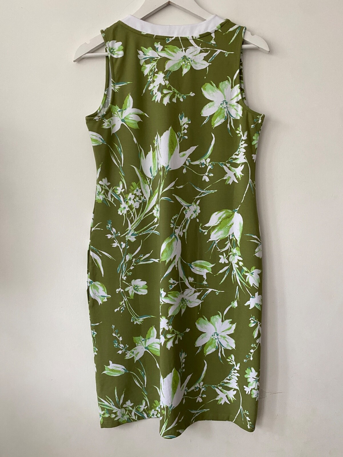 Isaac Mizrahi Live! Print Floral Sleeveless Dress S, M Pink or Green - Picture 5 of 10