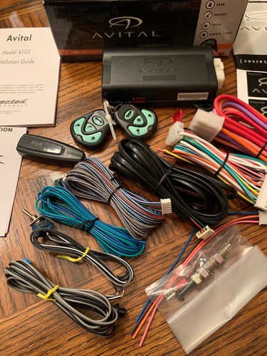 AVITAL 4103 AUTO REMOTE START KEYLESS ENTRY KIT Lock Unlock FROM 2009