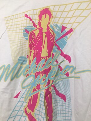 NEW MICHAEL JACKSON ''BEAT IT'' TSHIRTS - WHITE - XXL
