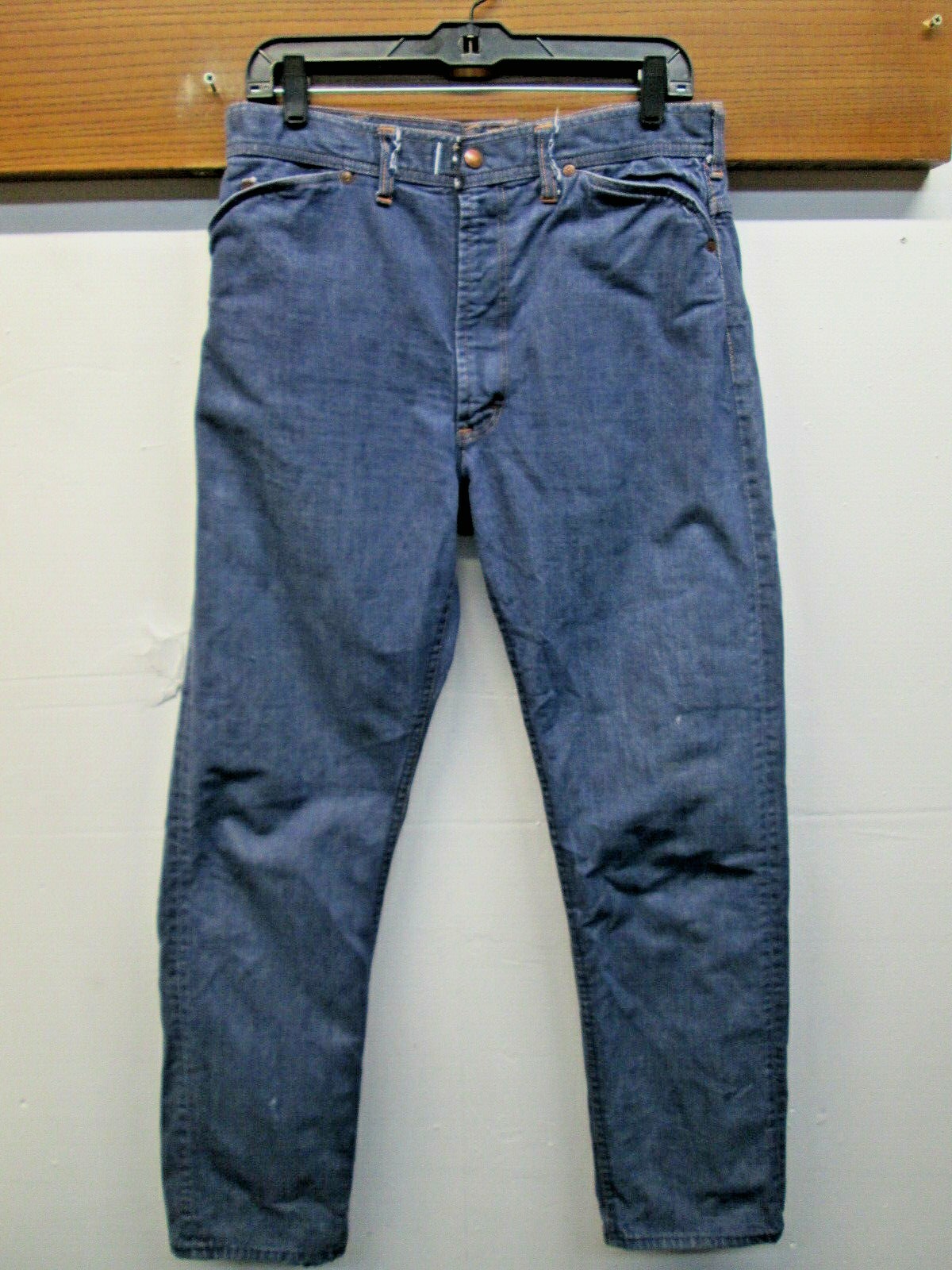 〜60's ROEBUCKS WESTERN DENIM PANTS 1960's Genuine Roebucks Vtg Blue Jeans Denim made In USA