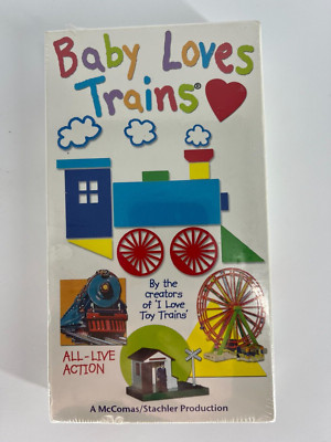 Baby Loves Trains VHS Tape - TM Books & Video I Love Toy Trains Creators