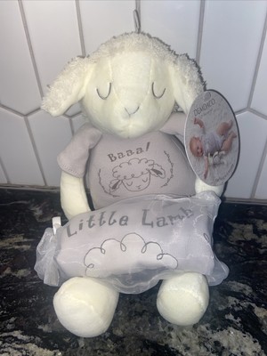 Demdaco Little Lamb Snuggle Buddy Lovie And Grey One-Piece Body Suit NWT 6-9m