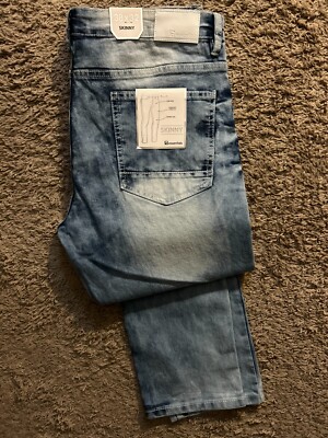 Sp essentials-Mens  Skinny-fit jeans, Size: 38/32 , color: Light Sand  Blue