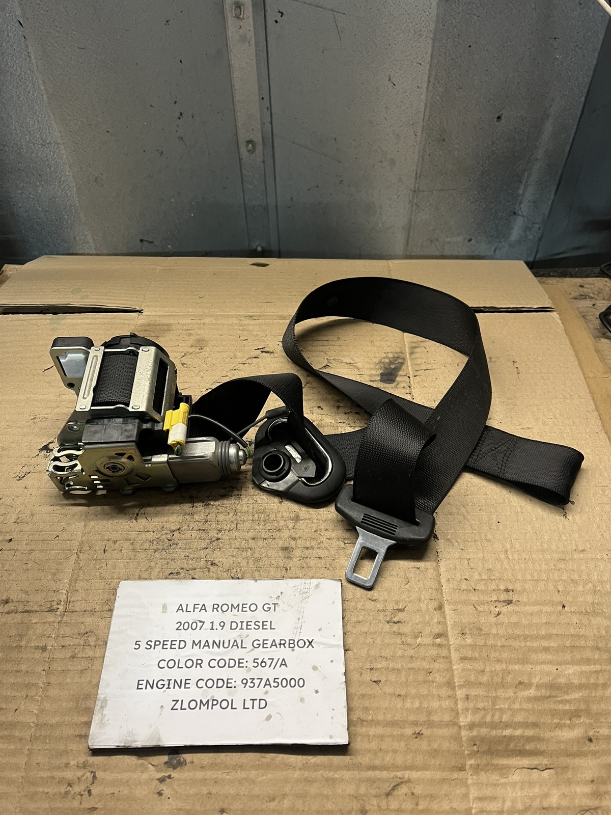 Alfa Romeo GT 2007 1.9 Diesel - NS Front Seat Belt 309559