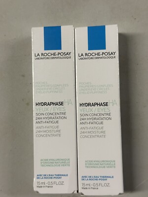 NEW IN BOX! 2X! La Roche-Posay Hydraphase Intense Eyes 0.5oz
