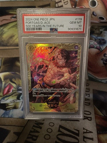 PSA 10 Portgas D. Ace OP07-119 SEC One Piece Cards Japanese PSA 10 Portgas D. Ace OP07-119 SEC One Piece Cards Japanese