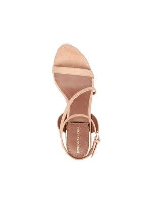 

Женские светло-розовые кожаные сандалии BCBG MAXAZRIA Amilia с круглым носком на шпильке, размер 6 м, Light pink, AZ002