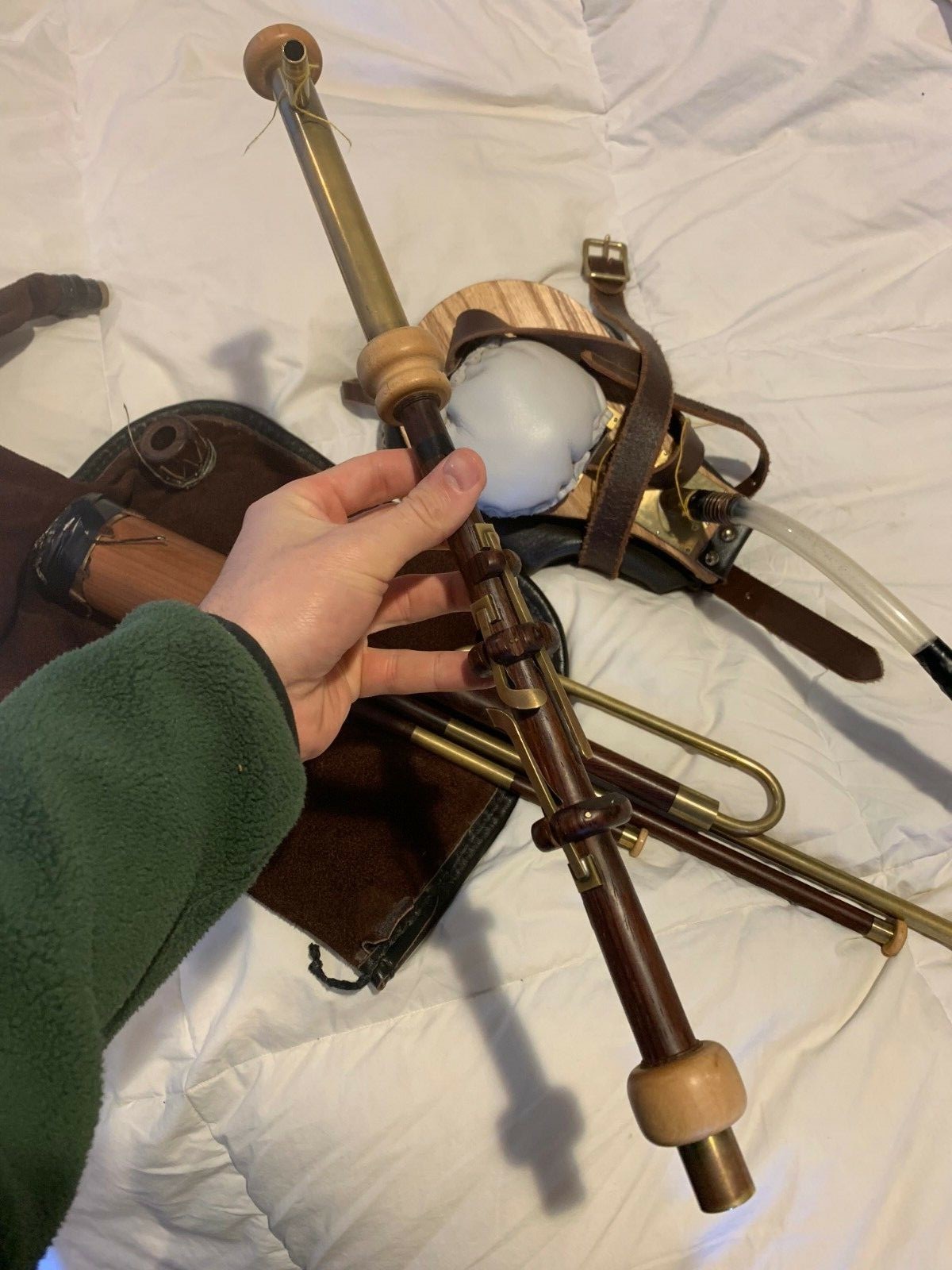 Neil O'grady Uilleann Pipes 1/2 set
