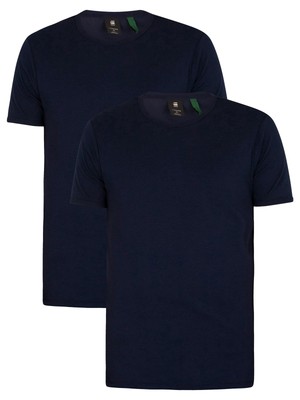 

Комплект из 2 мужских облегающих футболок G-Star RAW, синий, D07205-124-6067