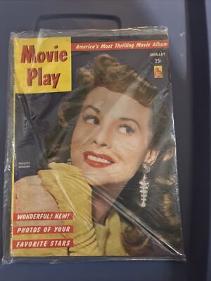 MAG: Movie Play #6 1/1947-Paulette Goddard-Willard Parker-Nita Hunter-Janis P...