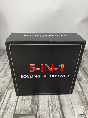 5 in 1 Magnetic Rolling Knives Sharpener Tumbler Knife Sharpener Kit NEW