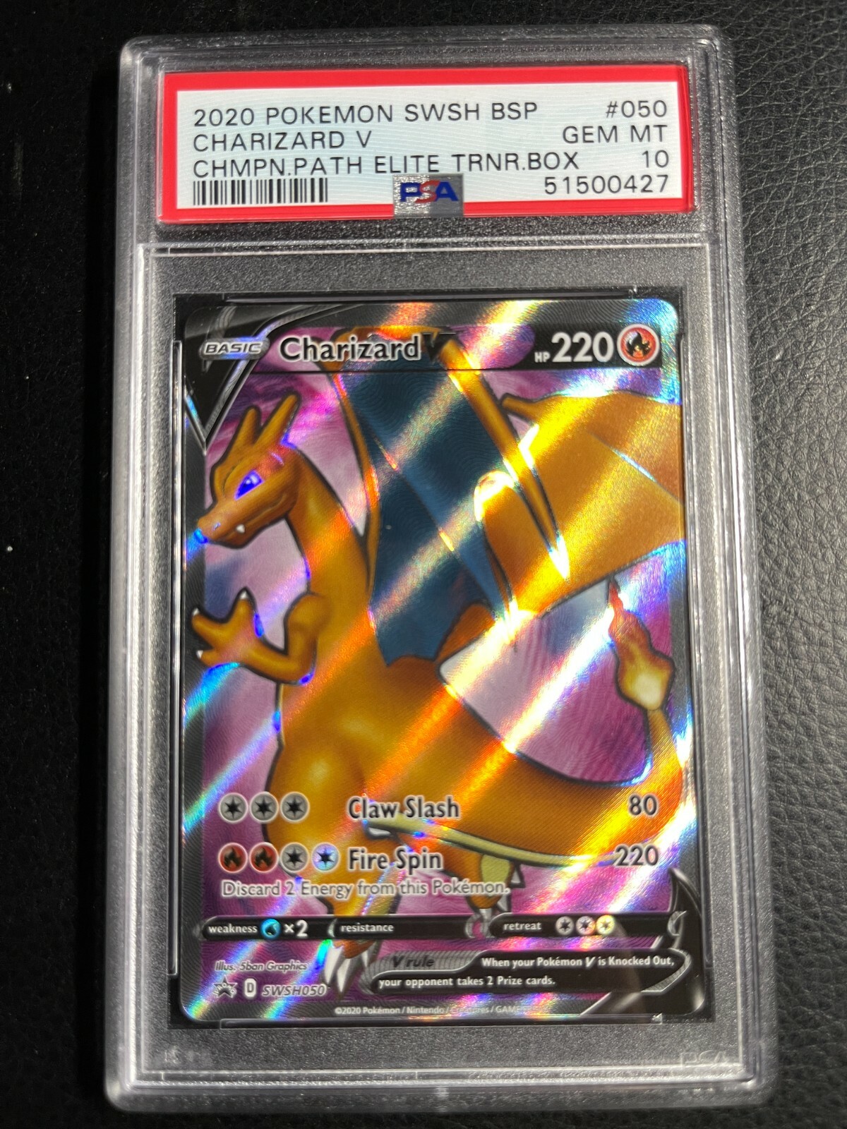 2020年 ポケモンカード Charizard V PSA10 2020 Pokemon SWSH BSP Charizard V PSA 10 Champion's Path