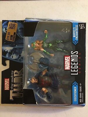 EXECUTIONER & ENCHANTRESS Marvel Legends 3.75" Figures 2-pack The Mighty Thor