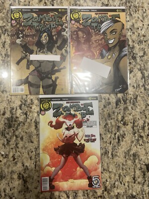 Zombie Tramp 23 Marcelo Trom Risqué And TMChu Nice Cover. 3 Book Lot 