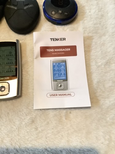 TENKER TENS EMS Unit Muscle Stimulator 24 Modes TENS Machine  Pain Relief 8 Pads