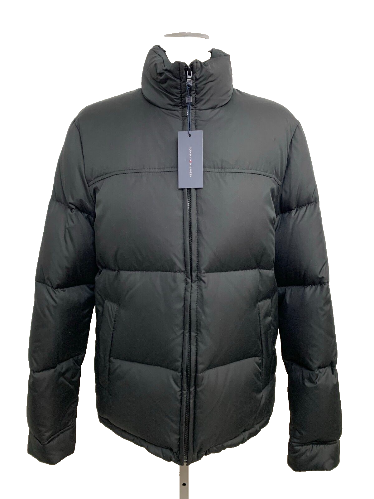 НОВАЯ мужская куртка-пуховик Tommy Hilfiger на черном пуху ~ Новинка! ~ Размер S