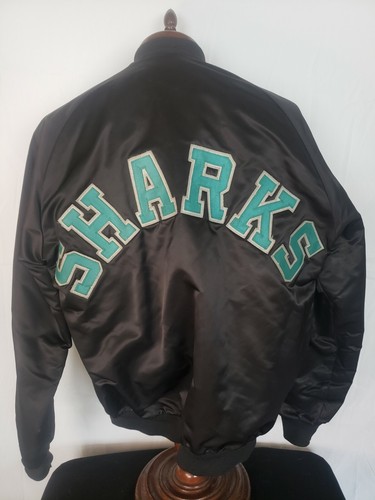 ChalkLineサンノゼ・シャークス スタジャン 🚨🔥Vintage Chalk Line L-T San Jose Sharks Starter Style