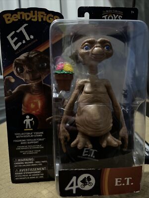 BendyFigs E.T. The Extra-Terrestrial Action Figure with stand 