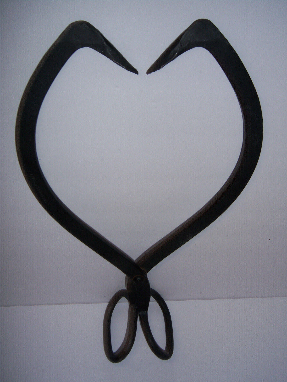 .PRIMITIVE CAST IRON RUSTIC FARM TOOL ICE TONGS