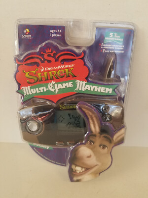Shrek Multi-Game Mayhem Featuring Donkey Dreamworks MGA (2006) Handheld Game