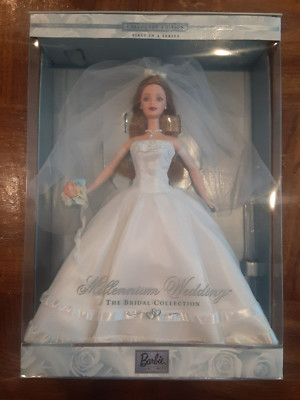 NIB Mattel Barbie Bride MILLENNIUM WEDDING 2000 The Bridal Collection Doll 27674